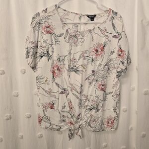 Buffalo By David Bitton Floral Print Women's Top Size Medium